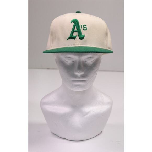Oakland Athletics A's American Needle Vintage Wool Baseball Cap Hat 7 3/8 - Picture 1 of 5